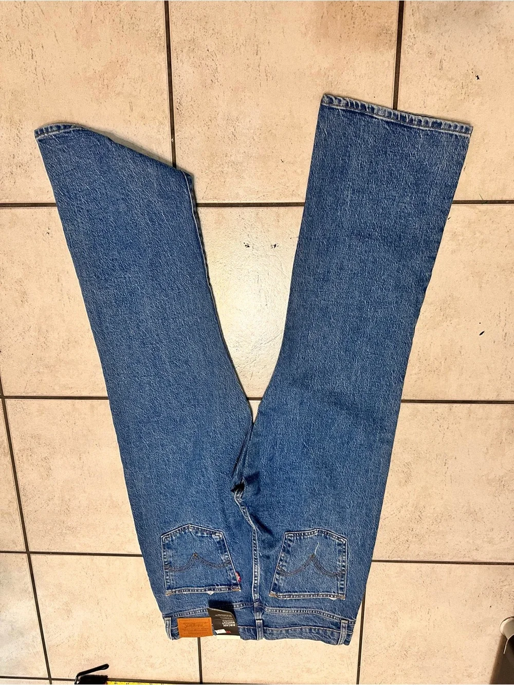 Levi’s RIBCAGE CROPPED BOOTCUT WOMEN'S JEANS High-Rise Straight Leg Women 30 - Picture 10 of 12